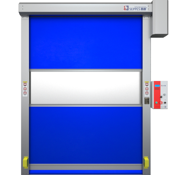 Blue High Speed Door