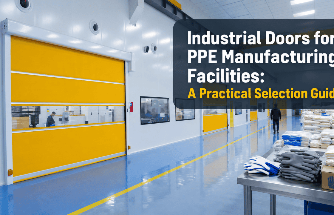 Industrial Doors for PPE Manufacturing Facilities