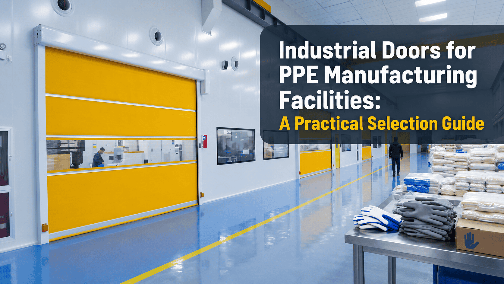 Industrial Doors for PPE Manufacturing Facilities