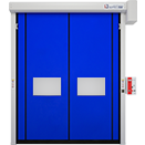 Zipper-structure high speed door