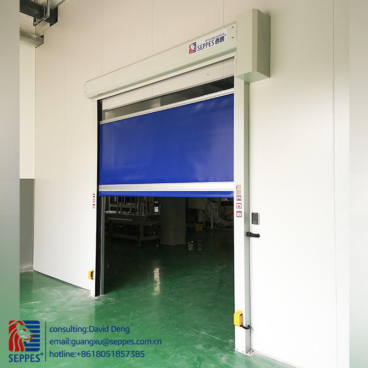 How does the fast shutter doors help the workshop aisle - High speed door