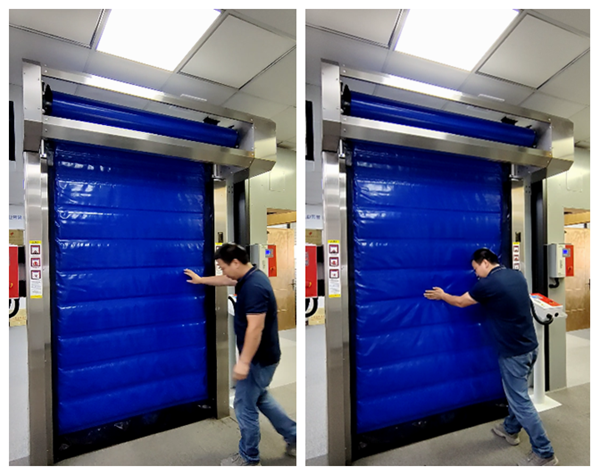 cold storage high speed roll up door